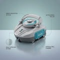 Robotic Pool Vacuum Engineered for Zero-Effort Cleaning, Dual Filtration System, Wall Climbing, Smart Navigation