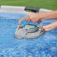Robotic Pool Vacuum Engineered for Zero-Effort Cleaning, Dual Filtration System, Wall Climbing, Smart Navigation