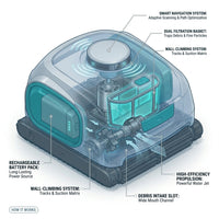 AquaSentinel Pro Robotic Pool Vacuum — How It Works