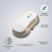 LuxScrub GlideX Smart Surface Cleaner — infographic