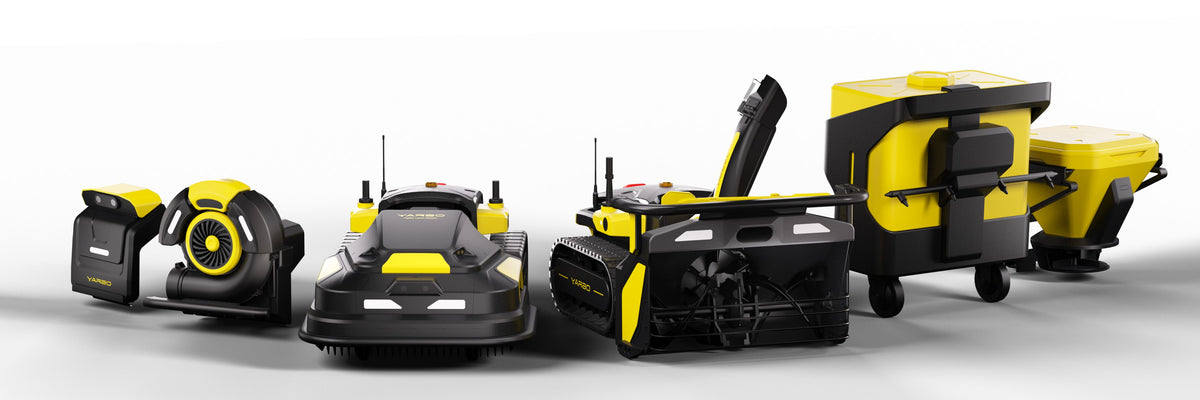 Yarbo 4-in-1 Yard Robot | Complete All-Season Robotic Lawn & Snow Care System