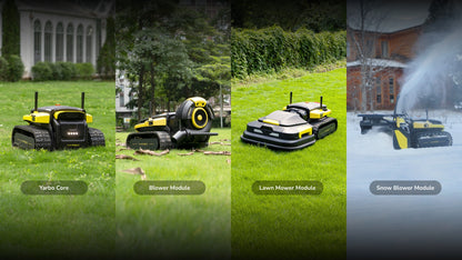 Yarbo 4-in-1 Yard Robot | Complete All-Season Robotic Lawn & Snow Care System