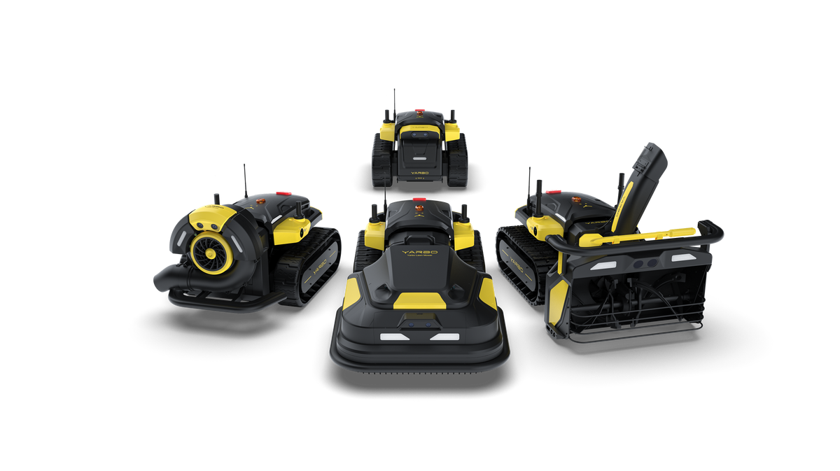 Yarbo 4-in-1 Yard Robot | Complete All-Season Robotic Lawn & Snow Care System