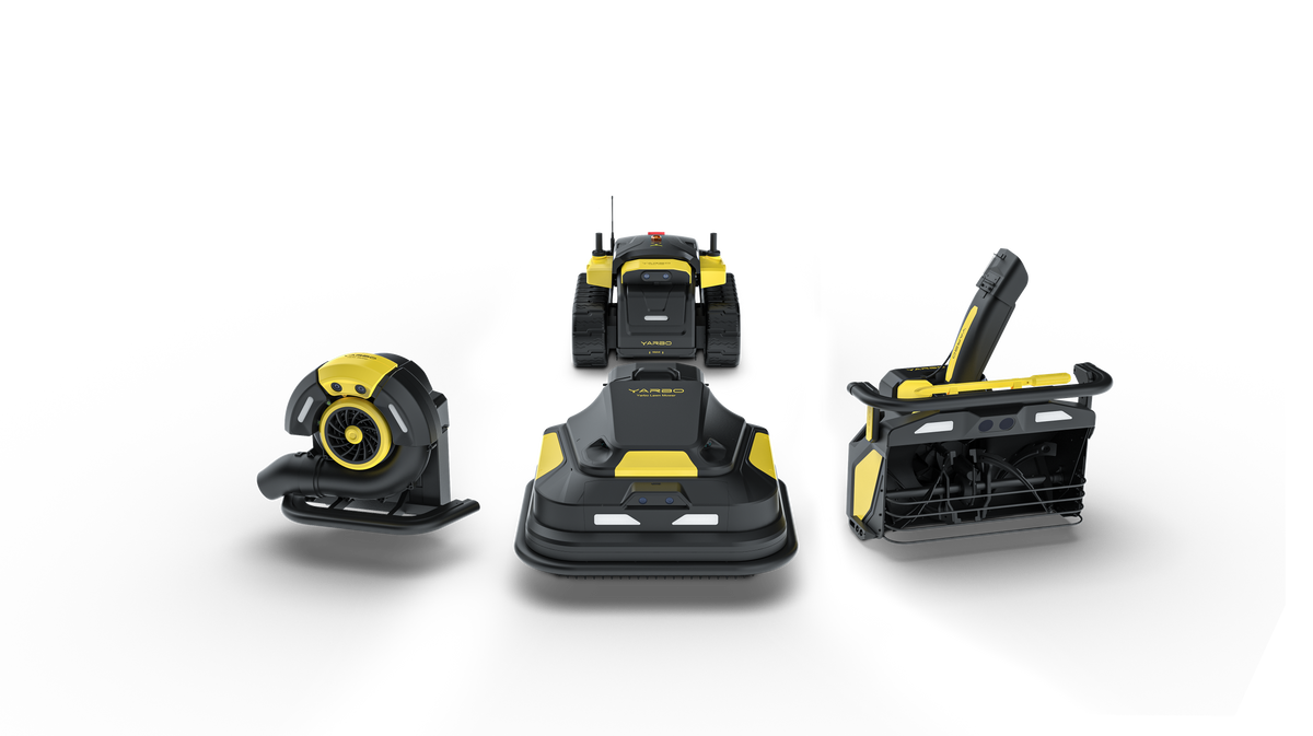 Yarbo 4-in-1 Yard Robot | Complete All-Season Robotic Lawn & Snow Care System