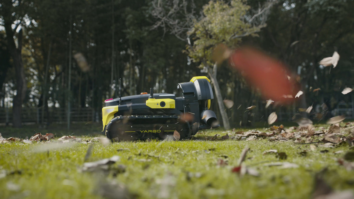 Yarbo Core + Leaf Blower B1 | Autonomous Robotic Leaf Blowing System