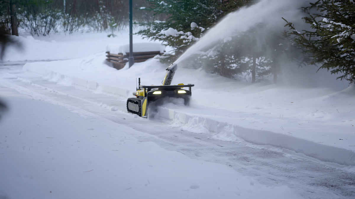 Yarbo Core + Snow Blower S1 | Autonomous Robotic Snow Removal System